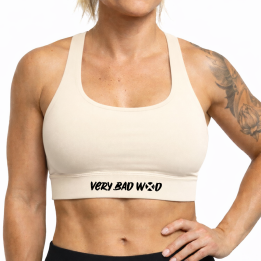 Brassière sport blanc crème HELEN | VERY BAD WOD — Blanc · Taille XS