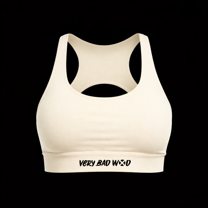 Brassière sport blanc crème HELEN | VERY BAD WOD — Blanc · Taille XS