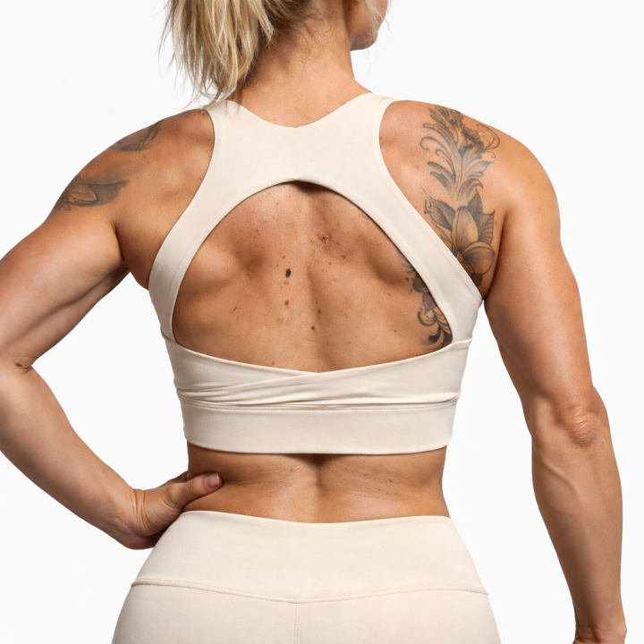 Brassière sport blanc crème HELEN | VERY BAD WOD — Blanc · Taille S