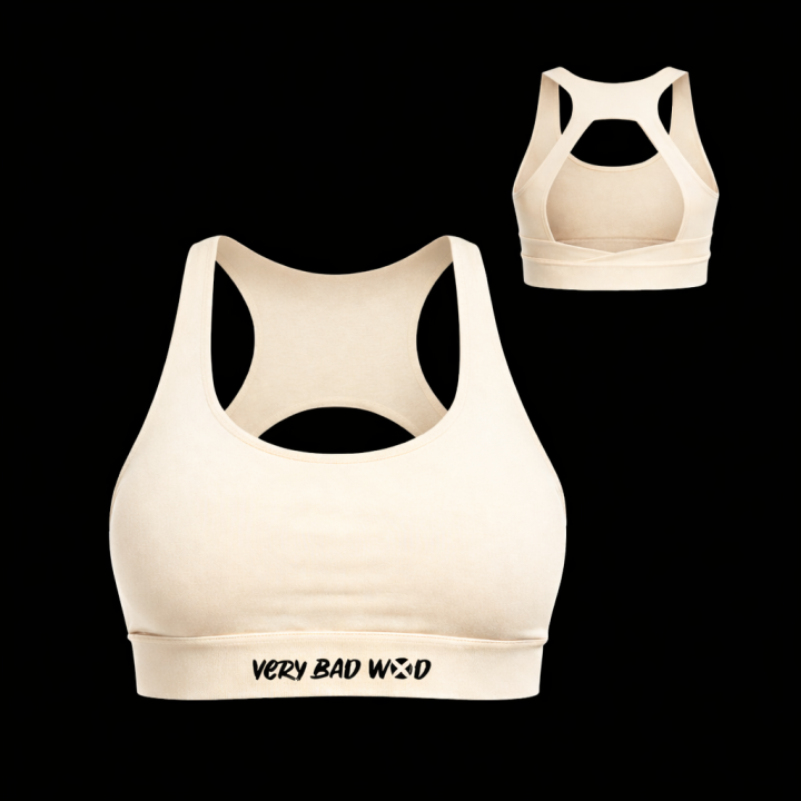 Brassière sport blanc crème HELEN | VERY BAD WOD — Blanc · Taille S