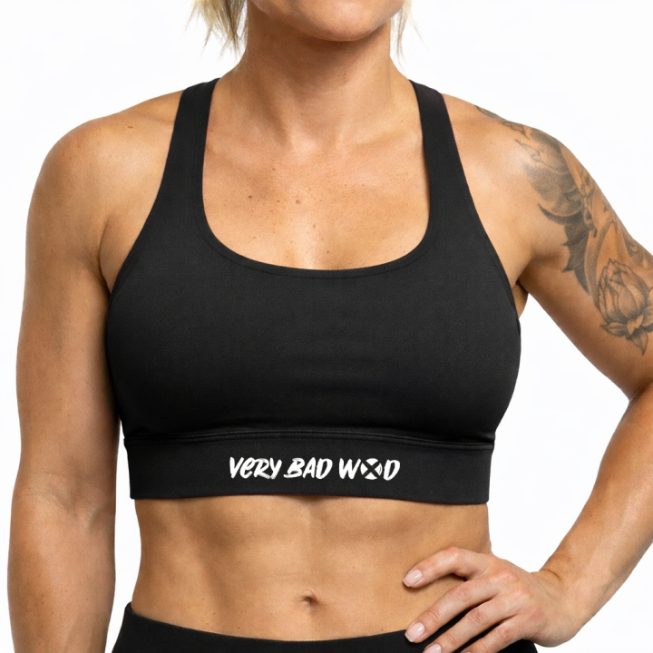 Brassière sport noire HELEN | VERY BAD WOD — Noir · Taille XS