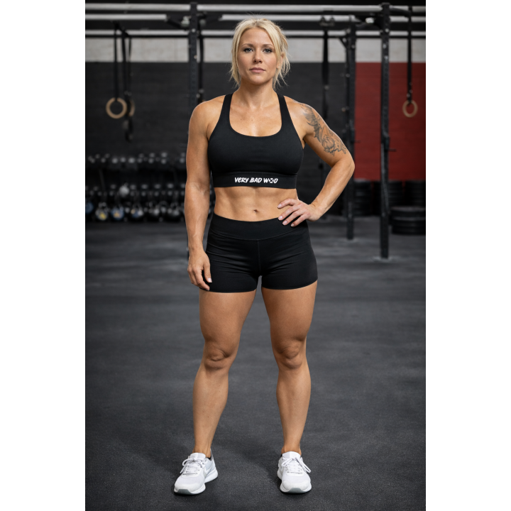 Brassière sport noire HELEN | VERY BAD WOD — Noir · Taille XS