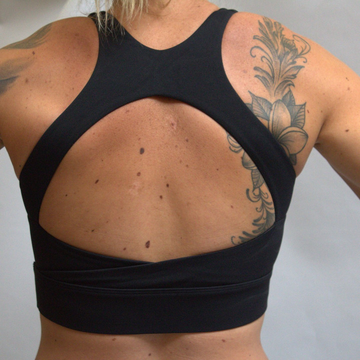 Brassière sport noire HELEN | VERY BAD WOD — Noir · Taille XS