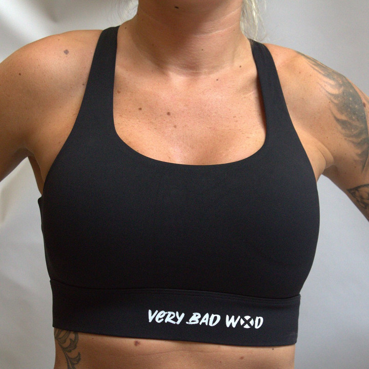 Brassière sport noire HELEN | VERY BAD WOD — Noir · Taille XS