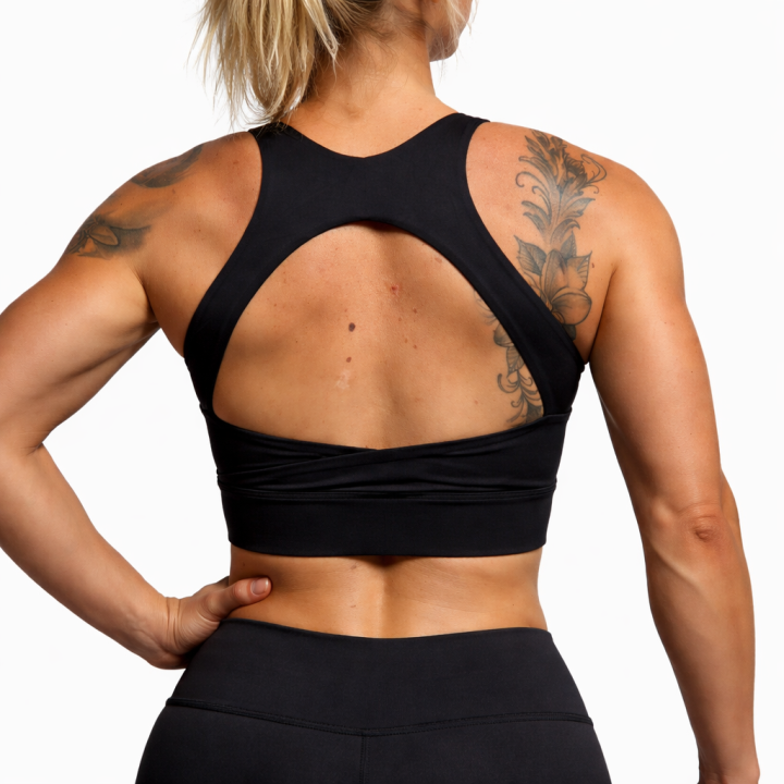 Brassière sport noire HELEN | VERY BAD WOD — Noir · Taille S