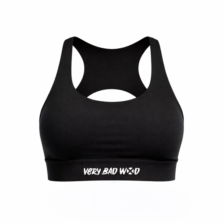 Brassière sport noire HELEN | VERY BAD WOD — Noir · Taille S