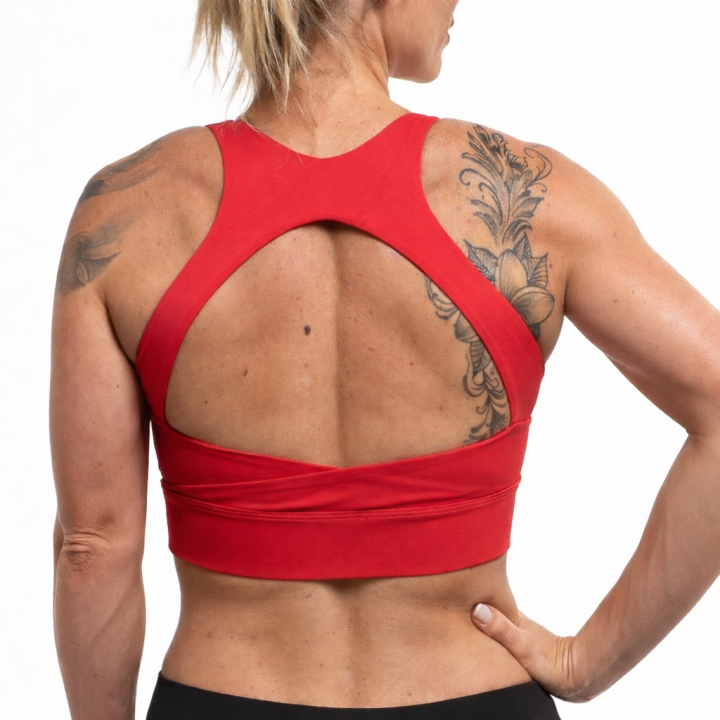 Brassière sport rouge HELEN | VERY BAD WOD — Rouge · Taille XS