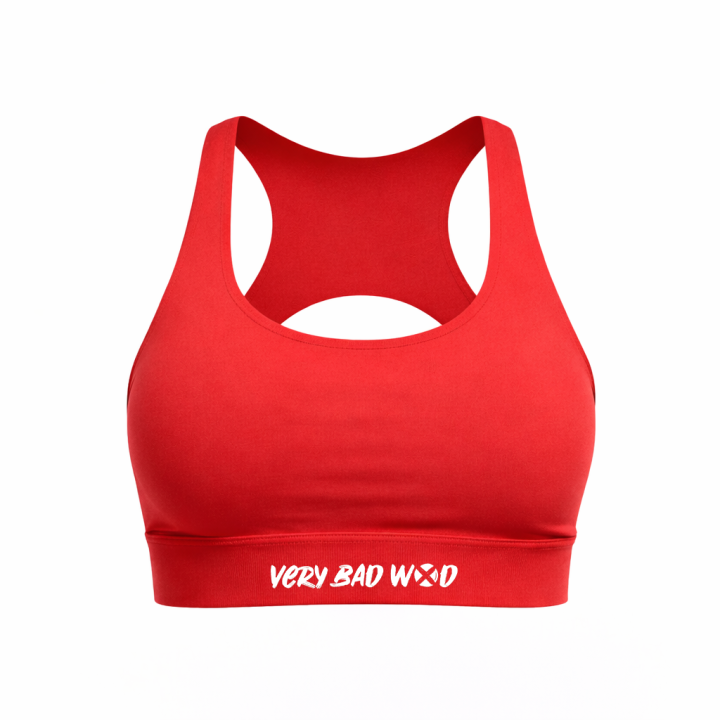 Brassière sport rouge HELEN | VERY BAD WOD — Rouge · Taille XS