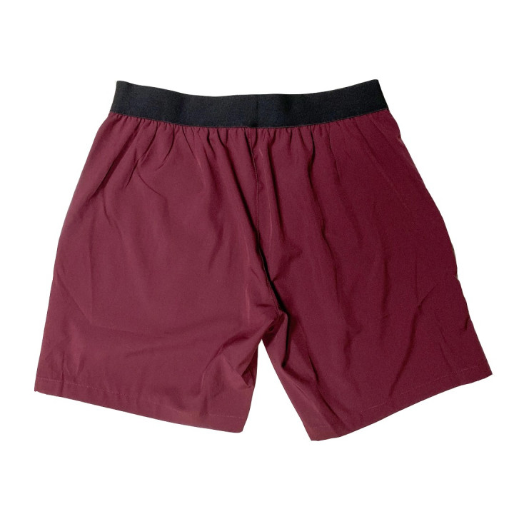 Short homme STRETCH rouge bordeaux | VERY BAD WOD — Rouge · Taille M
