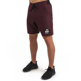 Short homme STRETCH rouge bordeaux | VERY BAD WOD — Rouge · Taille XL