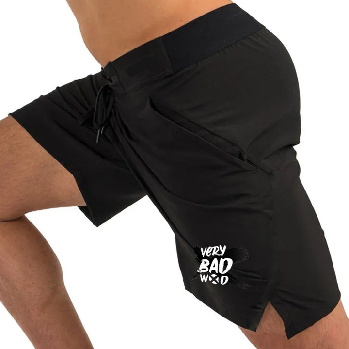 Short homme STRETCH noir | VERY BAD WOD — Noir · Taille XL