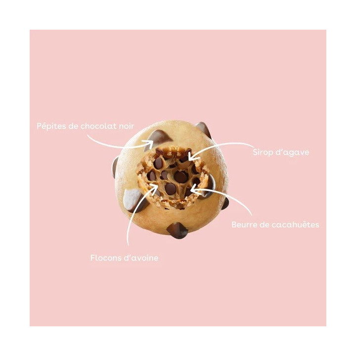 Monka Balls Cookie Dough - Boite de  3 energy Balls bio & protéinées — COOKIE DOUGH · Taille 3 x 18 Gr