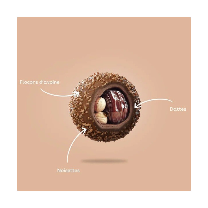 Monka Balls Noisette - Boite de 3 energy Ball BIO & Vegan — Noisette · Taille 3 x 18 Gr