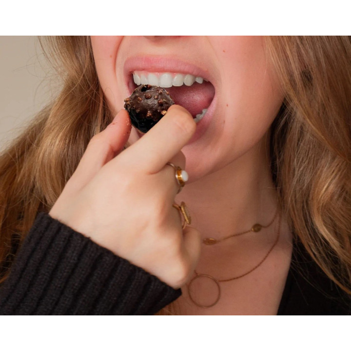 Monka Balls Brownie - Boite de 3 energy Ball BIO & Vegan, made in France — Brownie · Taille 3 x 18 Gr