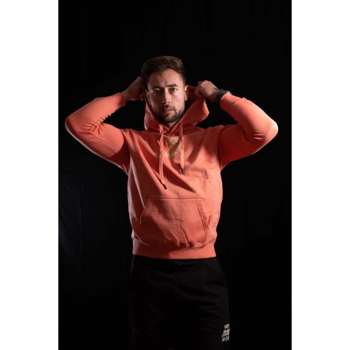 Sweat capuche unisexe rose THE SWEETY Corail | VERY BAD WOD — Rose · Taille S