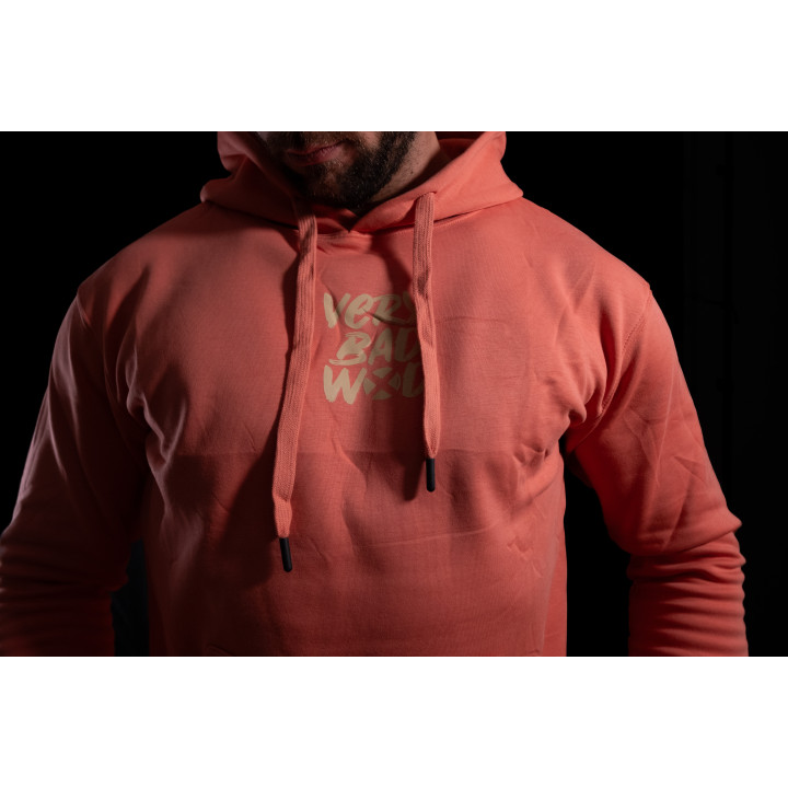 Sweat capuche unisexe rose THE SWEETY Corail | VERY BAD WOD — Rose · Taille M