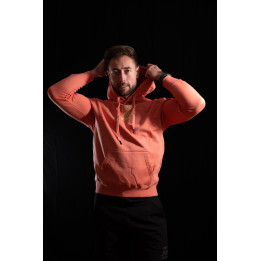 Sweat capuche unisexe rose THE SWEETY Corail | VERY BAD WOD — Rose · Taille XL