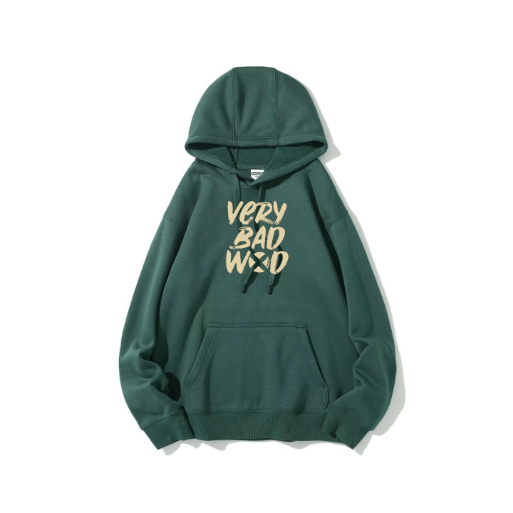 Sweat capuche unisexe THE SWEETY Vert Opale | VERY BAD WOD — Vert · Taille M