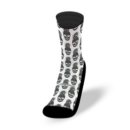 Chaussettes TRAIN HARD STAY COOL TD WHITE| LITHE APPAREL — Blanc · Taille M (39-42)