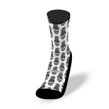 Chaussettes TRAIN HARD STAY COOL TD WHITE| LITHE APPAREL — Blanc · Taille M (39-42)