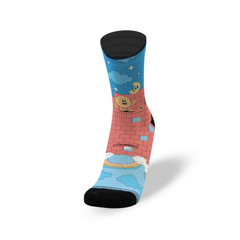 Chaussettes enfants BRICKS multicolores - KIDS SOCKS | LITHE APPAREL — Multicolor · Taille XS (30 - 34)