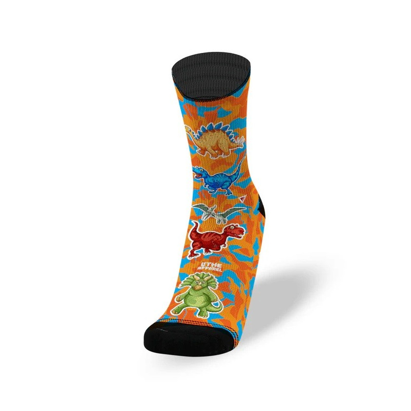 Chaussettes enfants DINO multicolores - KIDS SOCKS | LITHE APPAREL — Multicolor · Taille XS (30 - 34) Chaussettes enfants DINO multicolores - KIDS SOCKS | LITHE APPAREL — Multicolor · Taille XS (30 - 34)
