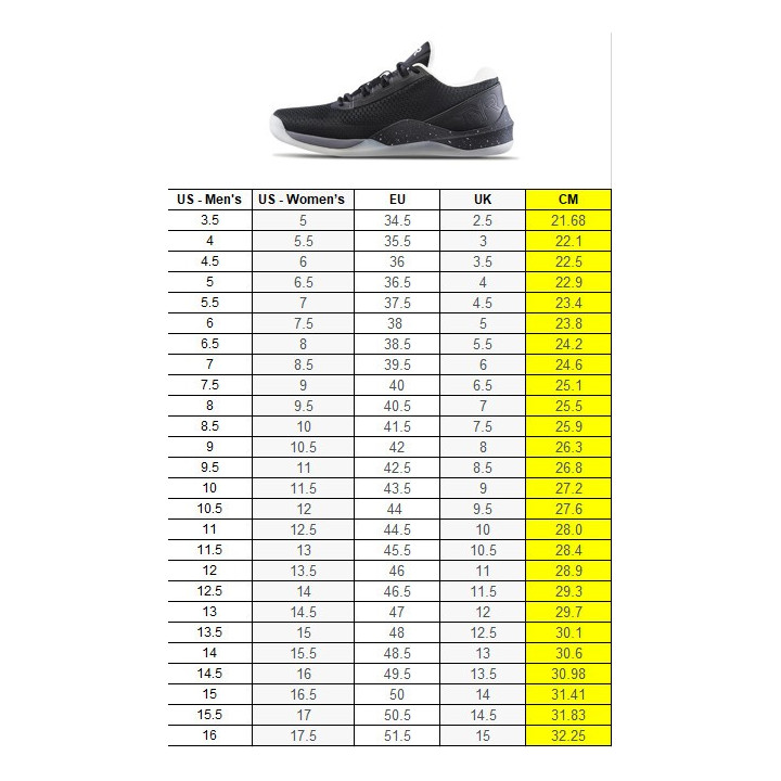 Chaussures CXT-2 TRAINER 060 BLACK/WHITE | TYR — Noir / Blanc · Taille 35 1/3 EU - 21.68 cm