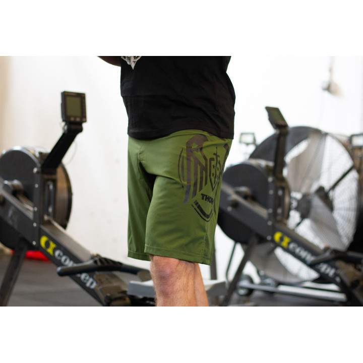 Short homme vert COMBAT 2.0 TRAINING SHORTS WINGS | THORN FIT — Vert · Taille XL