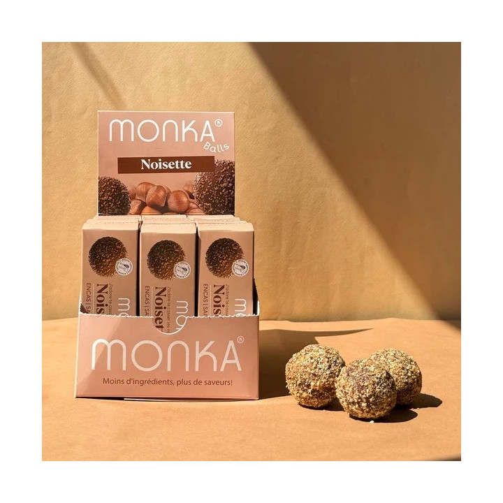 Monka Balls Noisette - Pack 12x3 Energie Balls BIO