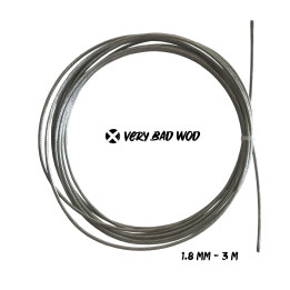 Câble corde à sauter 1,8 mm 3 m  non gainé | VERY BAD WOD — Gris · Taille 1.8 mm