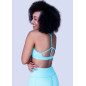 Short Femme bleu BASIC ICEE | FEED ME FIGHT ME — Bleu · Taille L