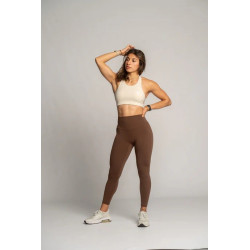 Legging Lily Barbell Regiment marron - Maintien & liberté — Marron · Taille L