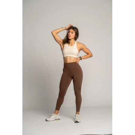 Legging Lily Barbell Regiment marron - Maintien & liberté — Marron · Taille L