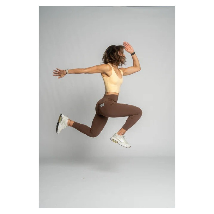 Legging Lily Barbell Regiment marron - Maintien & liberté — Marron · Taille L