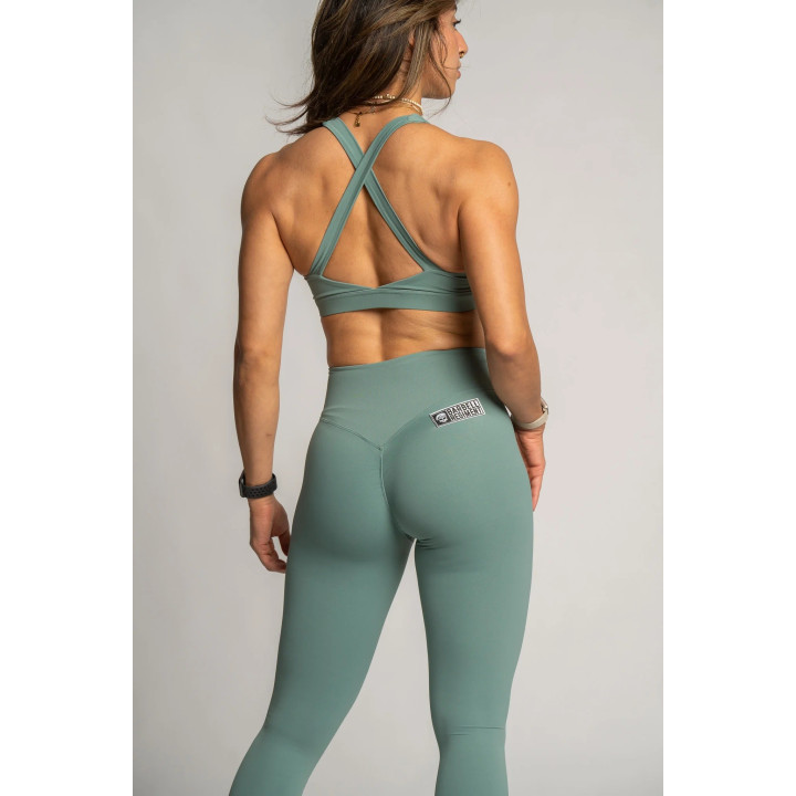 Brassière Kamila Barbell Regiment verte maintien élevé — Vert · Taille S