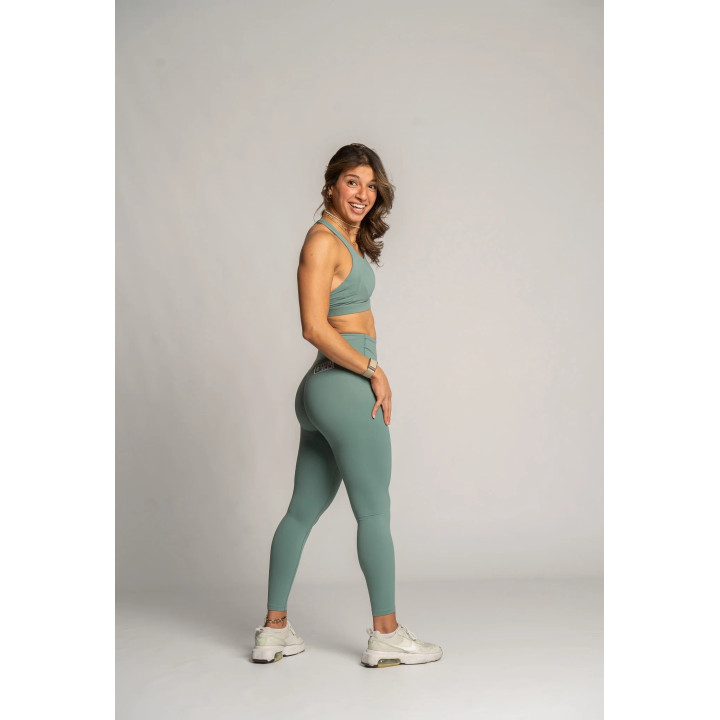 Brassière Kamila Barbell Regiment verte maintien élevé — Vert · Taille S