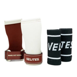 Maniques VELITES Quad Ultra Granet blanches sans magnésie — Blanc · Taille L