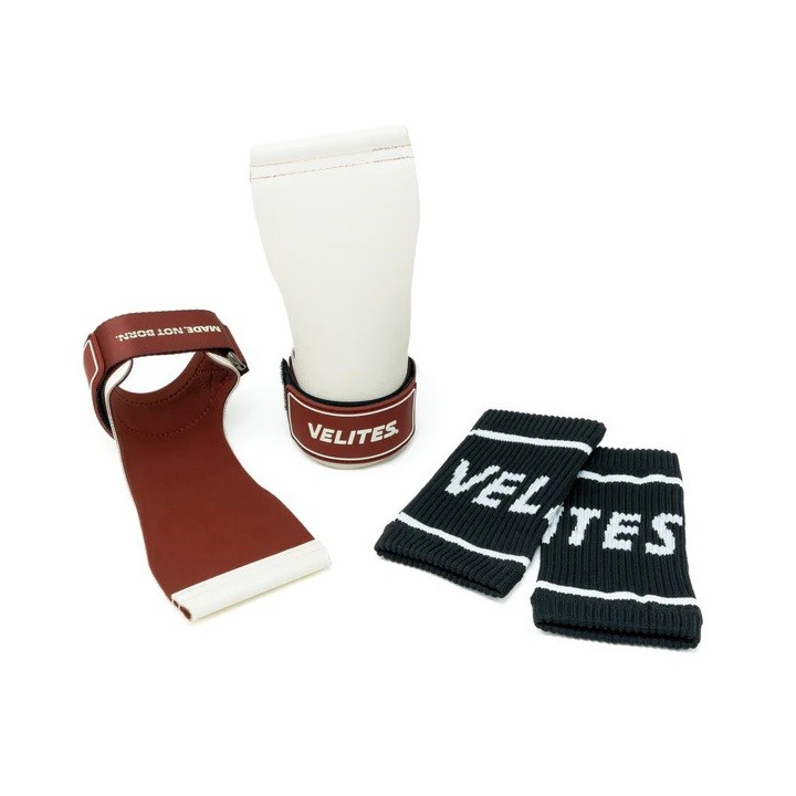 Maniques VELITES Quad Ultra Granet blanches sans magnésie — Blanc · Taille L
