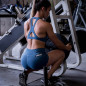 Short femme bleu BLUE STEEL SAVAGE BARBELL — Bleu · Taille XS Short femme bleu BLUE STEEL SAVAGE BARBELL — Bleu · Taille XS