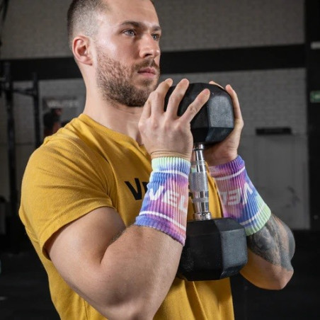 Bandes de poignet absorbantes - SWEATBANDS Tie Dye | VELITES — Multicolor · Taille TU