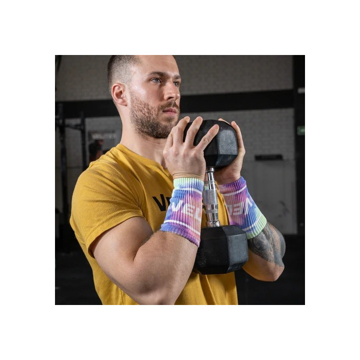 Bandes de poignet absorbantes - SWEATBANDS Tie Dye | VELITES — Multicolor · Taille TU