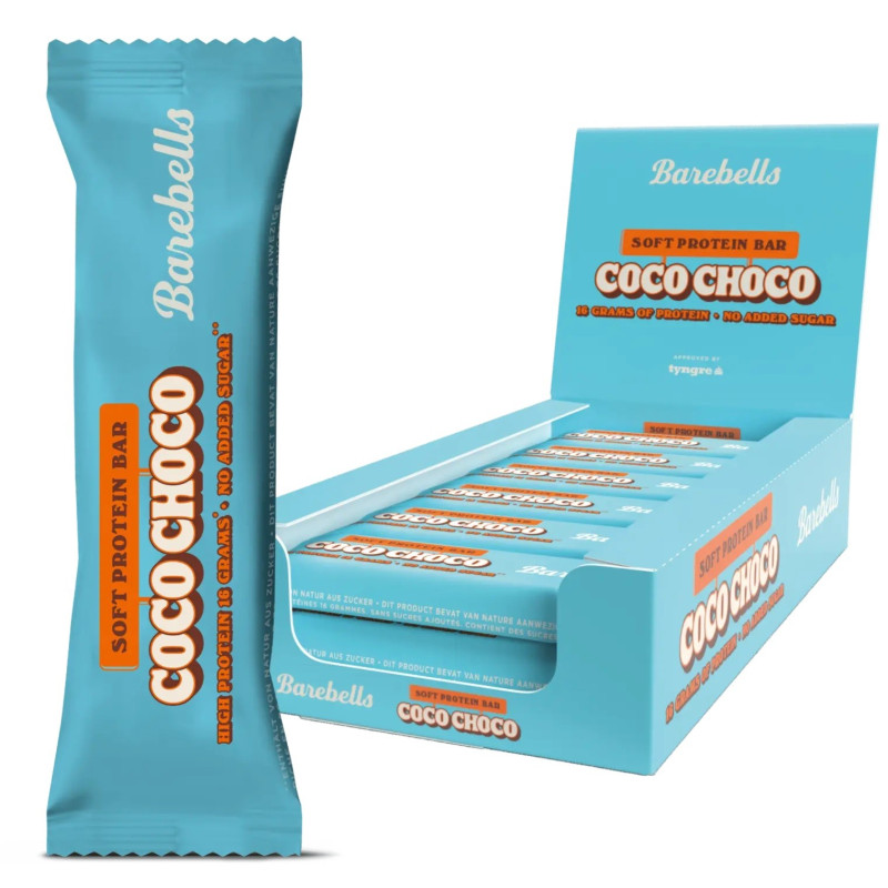 Pack de 12 Barres protéinées COCO CHOCO | BAREBELLS — 12 x 55 Gr · Taille TU Pack de 12 Barres protéinées COCO CHOCO | BAREBELLS — 12 x 55 Gr · Taille TU