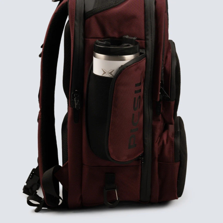 Sac à Dos Sport PICSIL MAVERICK 2e génération bordeaux 40L Imperméable et Résistant — Rouge · Taille TU