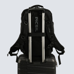 Sac à Dos PICSIL MAVERICK 40L noir 2e gen pour le Sport et les Voyages, Robuste et Ergonomique — Noir · Taille TU