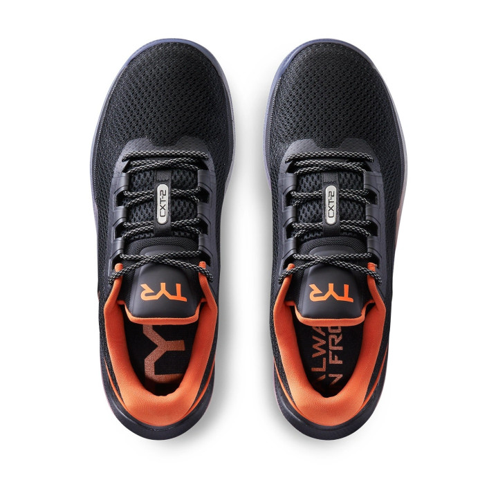 Chaussures TYR CXT-2 Trainer 062 Cross Training et HYROX Noir-Orange — Noir / Orange · Taille 36 EU - 22.5 cm