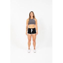 Brassière femme 4 STRAPS HIGH CHEST PEPPER | SAVAGE BARBELL — Gris · Taille XS