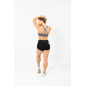 Brassière femme 4 STRAPS HIGH CHEST PEPPER | SAVAGE BARBELL — Gris · Taille XS