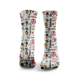 Chaussettes HEXXEE Heroes - Confort, Respiration et Performance — Blanc · Taille M (40-43)