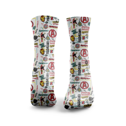 Chaussettes HEXXEE Heroes - Confort, Respiration et Performance — Blanc · Taille L (43-46)
