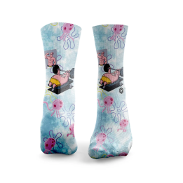 Chaussettes Patrick Buu - Fun et Confort pour CrossFit® & Running — Blanc · Taille L (43-46)